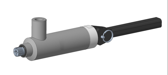 Le type de manche en acier inoxydable fileté à raccordement rapide TF120