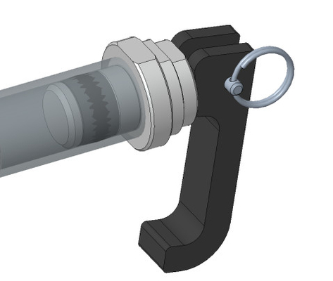 Type de manche en acier inoxydable couplage à connexion rapide TF322 pour petits espaces