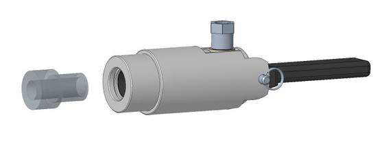 Le type de manche de l'alliage d'aluminium de la série TF420