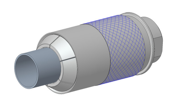 Clampe à manche en acier inoxydable type couplage à raccordement rapide TF530