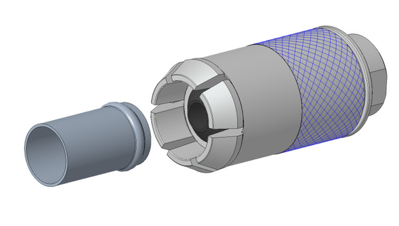 Clampe à manche en acier inoxydable type couplage à raccordement rapide TF530