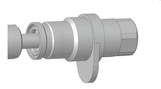 Couplings de type boule en acier à manche en acier inoxydable de la série TF531 (spécialement conçus pour le port de tuyauterie de carburant)