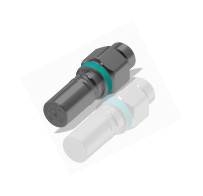 Connecteur à fluide poussée-tirée de la série TFB en alliage d'aluminium d'acier inoxydable ou en laiton sans fuite