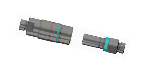 Connecteur à fluide poussée-tirée de la série TFB en alliage d'aluminium d'acier inoxydable ou en laiton sans fuite