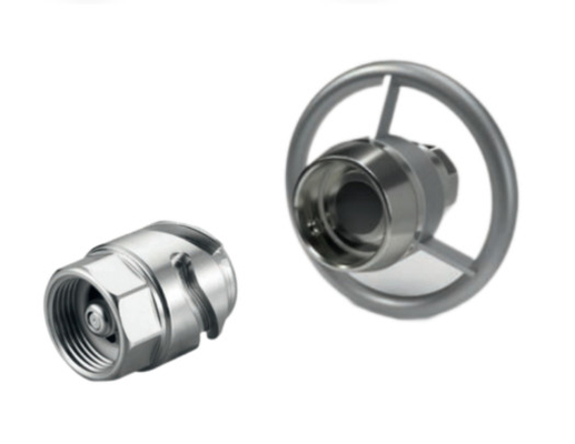 Connecteur fluide à trois rainures TFC en alliage d'aluminium ou en laiton en acier inoxydable durable