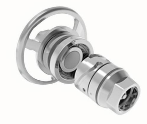 Connecteur fluide à trois rainures TFC en alliage d'aluminium ou en laiton en acier inoxydable durable