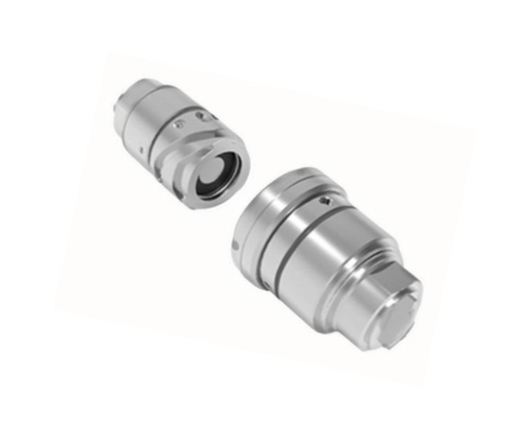 Connecteur fluide à trois rainures TFC en alliage d'aluminium ou en laiton en acier inoxydable durable
