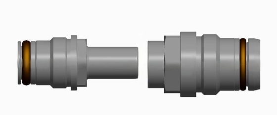 Connecteur de fluide d'accouplement aveugle TFD en alliage d'aluminium ou en laiton d'acier inoxydable de haute qualité