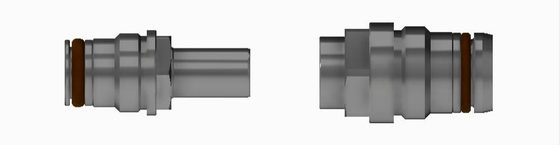 Connecteur de fluide d'accouplement aveugle TFD en alliage d'aluminium ou en laiton d'acier inoxydable de haute qualité