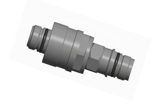 Connecteur de fluide d'accouplement aveugle flottant radial grand TFH