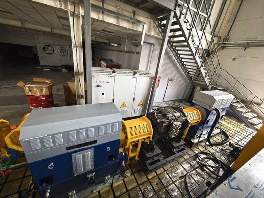 SSCD500-1500/3800 500kW 3183 Nm Système de banc d'essai de type dynamomètre de transmission