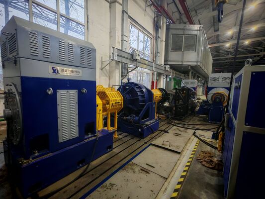 Système de banc d'essai de dynamomètre pour usage intensif SSCD630-1800/4000 630kW 3342Nm