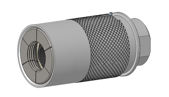 Série TF230 bien conçue en acier inoxydable fileté et en alliage d'aluminium