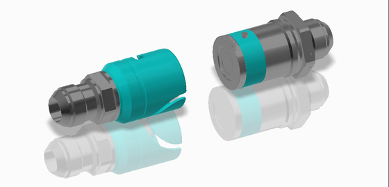 Connecteur fluide à la baïonnette de la série TFA en alliage d'aluminium d'acier inoxydable ou en laiton