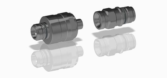 Connecteur de fluide d'accouplement aveugle flottant radial grand TFH