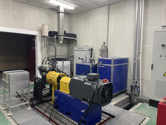 Banc d'essai de dynamomètre pour moteur diesel de 90 kW avec une précision de 0,05 % de l'échelle